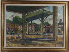 Untitled by Samuel Pratt, Oil on board, sold Jul 2026