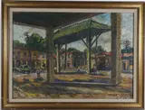 Untitled by Samuel Pratt, Oil on board, sold Jul 2026