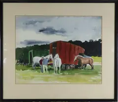 Untitled by James Carlin, Watercolor, sold Jul 2026