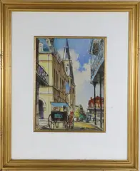 Untitled by Lee Tucker, Mixed media of watercolor and ink, sold Jul 2026
