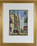 Untitled by Lee Tucker, Mixed media of watercolor and ink, sold Jul 2026