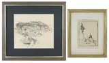 Lisbon by Adolf Konrad, Pencil drawing "Lisbon", sold Jul 2026