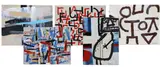 Abstract Landscape by Louis Tavelli, Oil on paper and mixed media/collage, sold Jul 2026