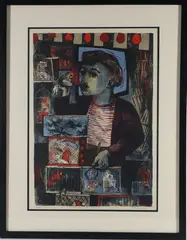 St. Francis - The Market by Benton Murdoch Spruance, Lithograph, sold Jul 2026