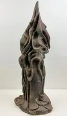 Untitled by Raymond Rocklin, Mixed media abstract sculpture with smoked surface, sold Jul 2026