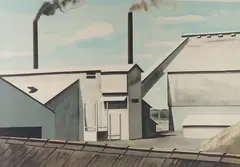 Bauxite Factory by Clarence Carter, Silkscreen, sold Aug 2026