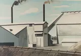 Bauxite Factory by Clarence Carter, Silkscreen, sold Aug 2026