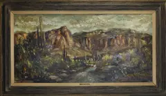 Stuart Mountain by Don Ruffin, Oil on board "Stuart Mountain", sold Aug 2026
