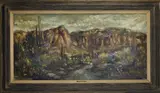 Stuart Mountain by Don Ruffin, Oil on board "Stuart Mountain", sold Aug 2026