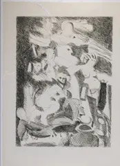 Untitled by Lucio Pozzi, Etching, sold Aug 2026