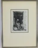 La Vielle Aux Loques by James Abbott McNeill Whistler, Lithograph print "La Vielle Aux Loques" ( The Old Woman with the Rags), sold Aug 2026