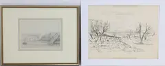 La Berge by André Dunoyer de Segonzac, Lithograph, sold Aug 2026