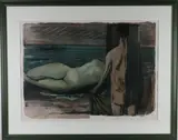 Standing Draped Man and Lying Female Torso, by Benton Murdoch Spruance, Lithograph, sold Aug 2026