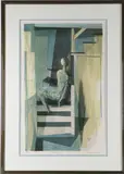 Studio Stairs, by Benton Murdoch Spruance, Lithograph, sold Aug 2026