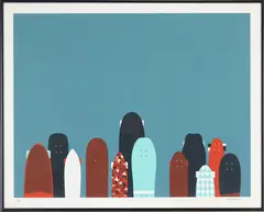 Untitled by Jim Houser, Lithograph, sold Aug 2026