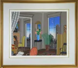 European View by Thomas McKnight, Serigraph, sold Aug 2026