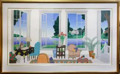 Hyannisport by Thomas McKnight, Serigraph, sold Aug 2026