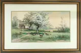 Untitled by Carl Weber, Watercolor, sold Aug 2026