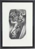 Fencers by Benton Murdoch Spruance, Lithograph, sold Aug 2026