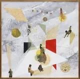 The Big Top by Wolfgang Roth, Mixed media and collage on board, sold Sep 2026