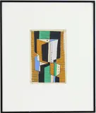 Abstract Study #14, by Charles Evans, Gouache on paper, sold Sep 2026