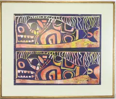Untitled by Louis K. Stone, Mixed media on paper, sold Sep 2026
