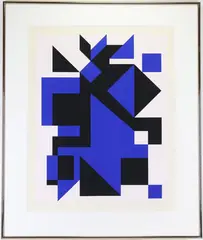 Utica by Victor Vasarely, Serigraph in two colors, sold Sep 2026