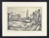 Changing City (1934), by Benton Murdoch Spruance, Lithograph, sold Sep 2026
