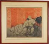Moquerie by Louis Icart, Engraving, sold Sep 2026