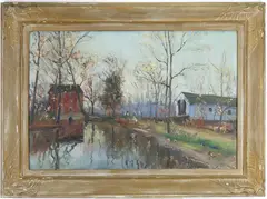Untitled by Walter Emerson Baum, Oil on canvas, sold Sep 2026