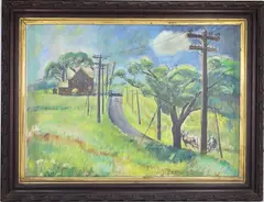 Summer, by Charles W. Ward, Oil on board, sold Sep 2026