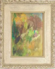 Untitled by Charles W. Ward, Oil on board, sold Sep 2026