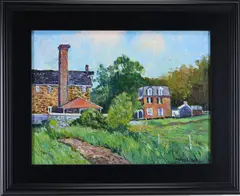 Stover-Myers Mill, by Ray Overpeck, Oil on board, sold Sep 2026
