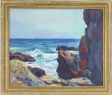 Bass Rocks, by Antonio Martino, Oil on canvas, sold Sep 2026