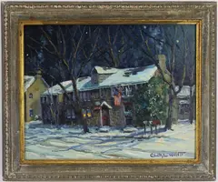 Last Call Phillips Mill by Christopher G. Willett, Oil on board, sold Sep 2026