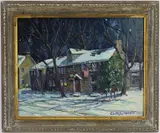 Last Call Phillips Mill by Christopher G. Willett, Oil on board, sold Sep 2026