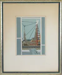 Fish Net by Morris Blackburn, Serigraph, sold Sep 2026