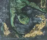 Descent with Fire, by Benton Murdoch Spruance, Lithograph, sold Sep 2026