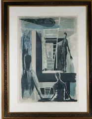 The Ladder, by Benton Murdoch Spruance, Lithograph in colors, sold Sep 2026