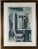 The Ladder, by Benton Murdoch Spruance, Lithograph in colors, sold Sep 2026