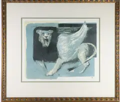 St. Mark's Lion. by Benton Murdoch Spruance, Lithograph in colors, sold Sep 2026