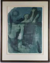 Epilogue – ‘And Only I Am Escaped Alone to Tell Thee’ – Job, by Benton Murdoch Spruance, Lithograph, sold Sep 2026