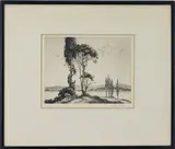 Along the Ohio by C. Winston Haberer, Lithograph, sold Sep 2026