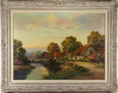 Untitled by Augustus Spencer, Oil on canvas, sold Sep 2026