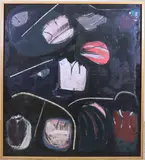 Untitled by Lewis Lanza Rudolph, Oil on board "Untitled", sold Sep 2026