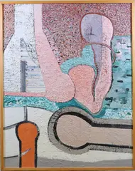 Untitled by Lewis Lanza Rudolph, Oil on board, sold Sep 2026