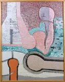 Untitled by Lewis Lanza Rudolph, Oil on board, sold Sep 2026
