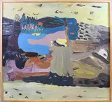 Untitled by Lewis Lanza Rudolph, Oil on board, sold Sep 2026