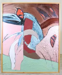 Untitled by Lewis Lanza Rudolph, Oil on board, sold Sep 2026