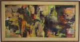 For Psychic Tension use Librium by Vince Ceglia, Acrylic collage on board, sold Sep 2026